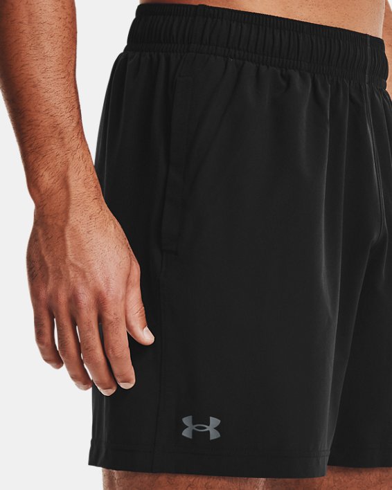 Men's UA Woven 7" Shorts, Black, pdpMainDesktop image number 3